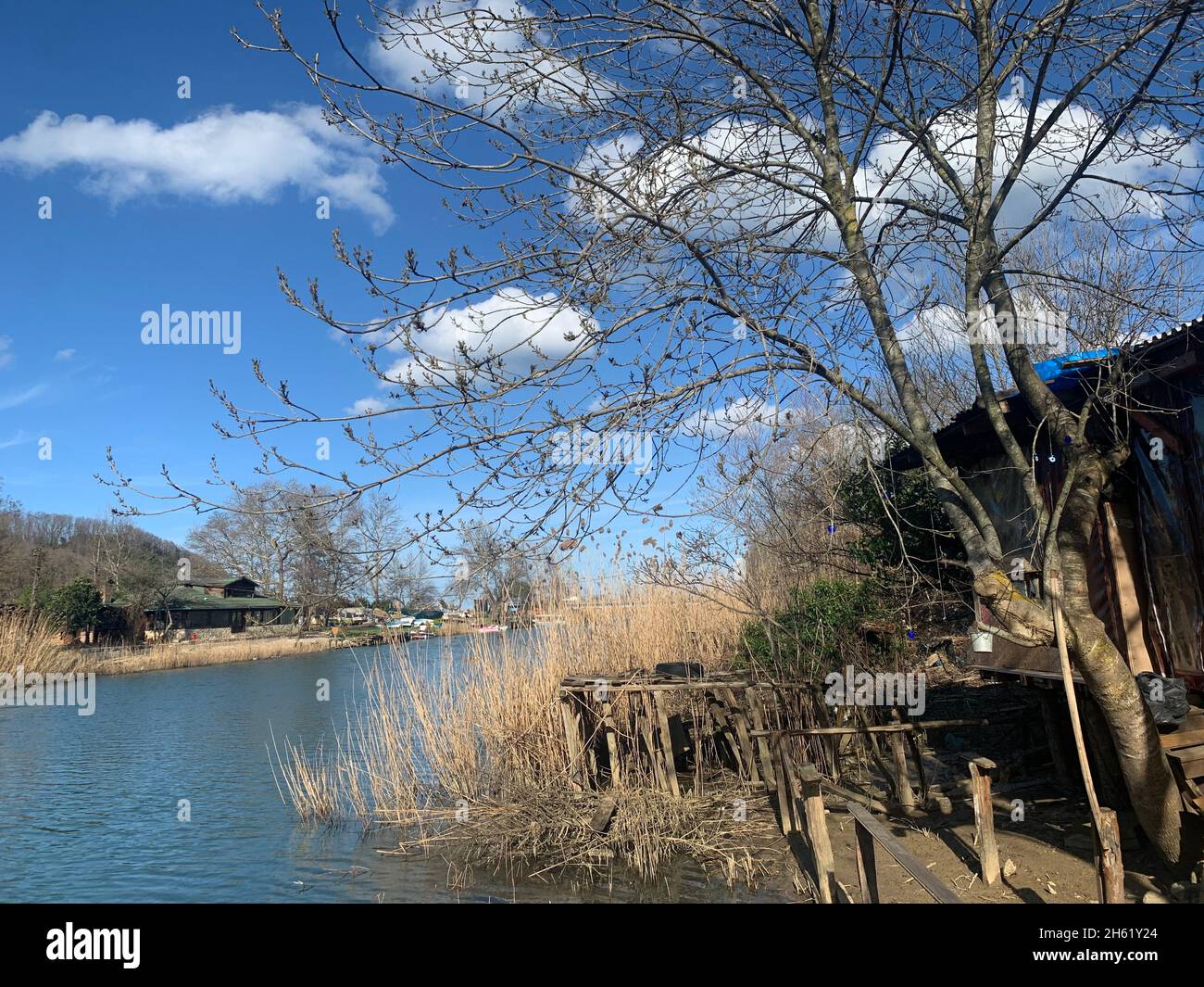 Goksu river landscape Agva Sile Stock Photo