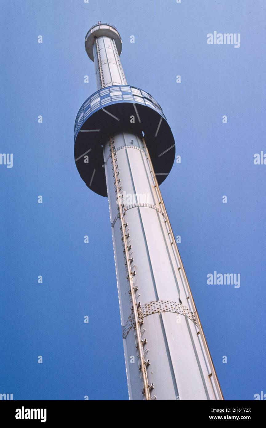 Sky Tower, Central Pier, Atlantic City, New Jersey; ca. 1978 Stock