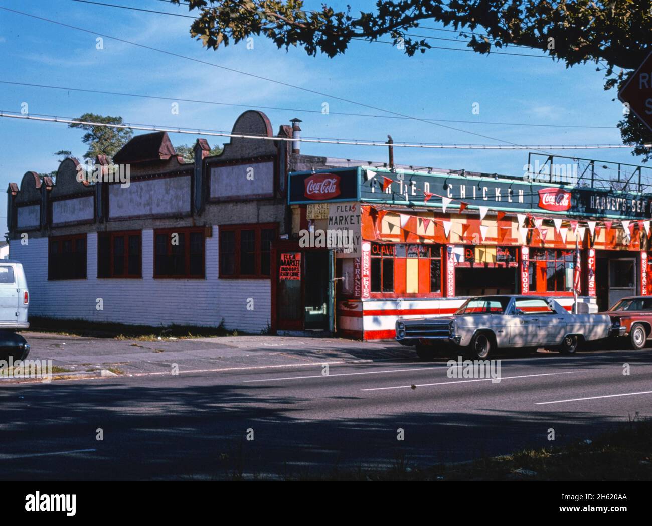 Hot dog stand, Broad Channel, Queens, New York; ca., Queens, New York