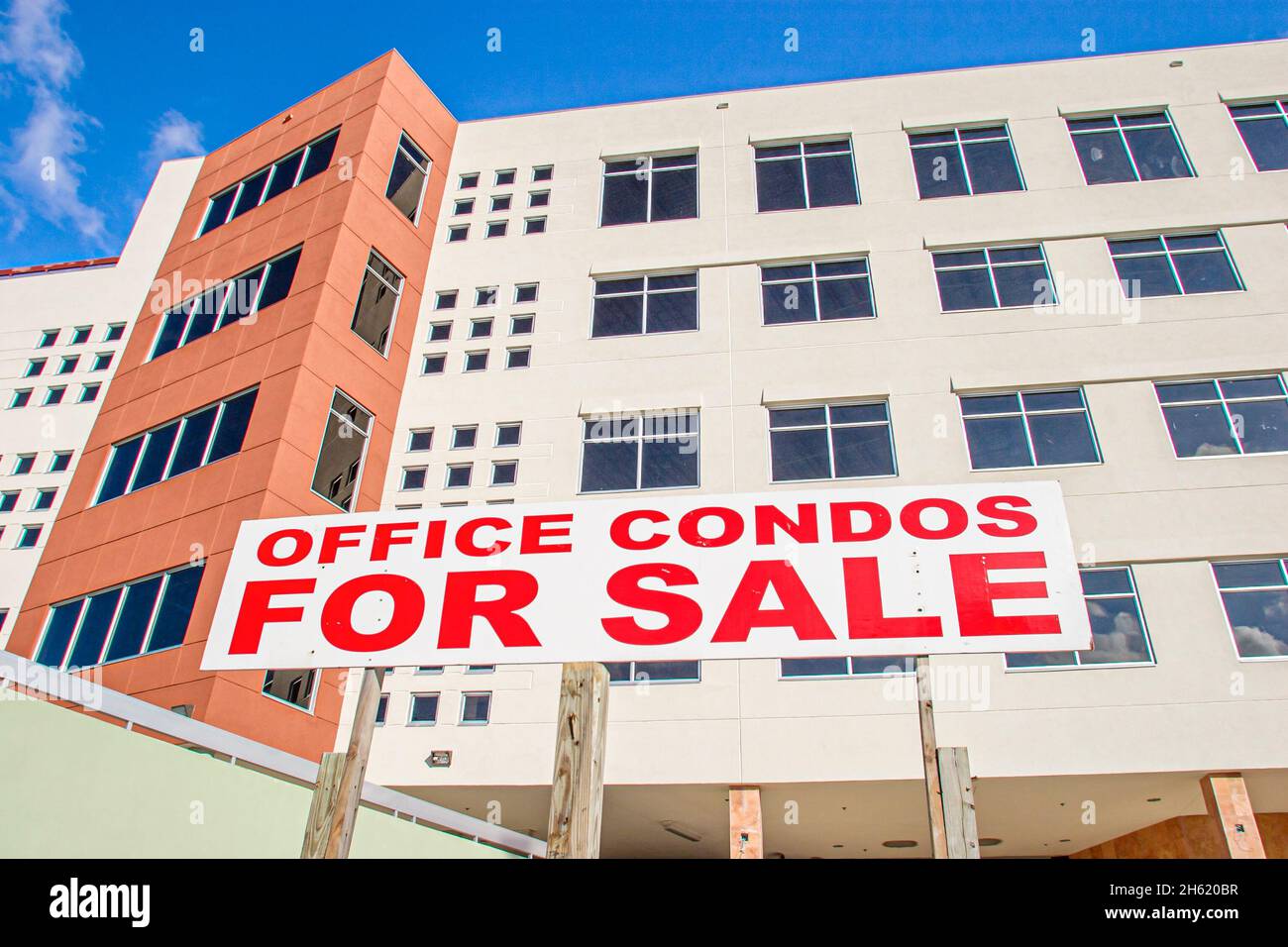 Miami Florida,North Miami,office condos for sale commercial real estate new building Stock Photo