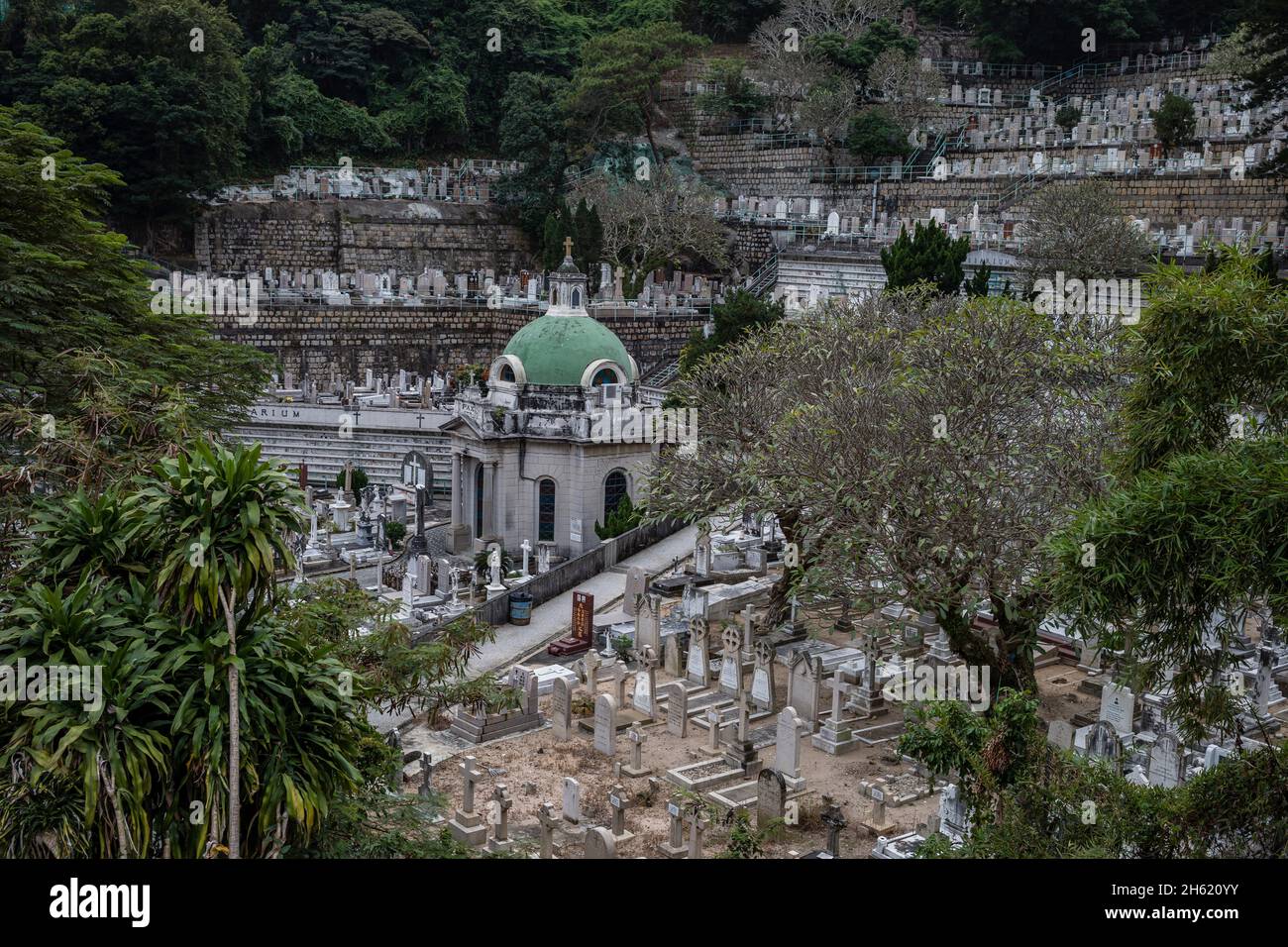 hong kong muslim cemetery Stock Photo