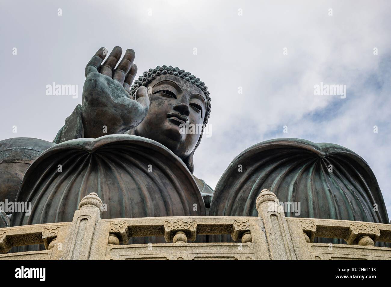 nong ping big buddha,tian tan buddha,lantau Stock Photo