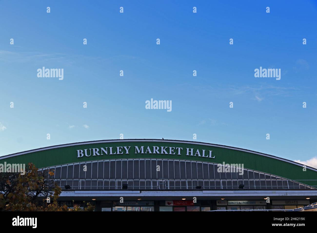 Burnley Market Hall Stock Photo