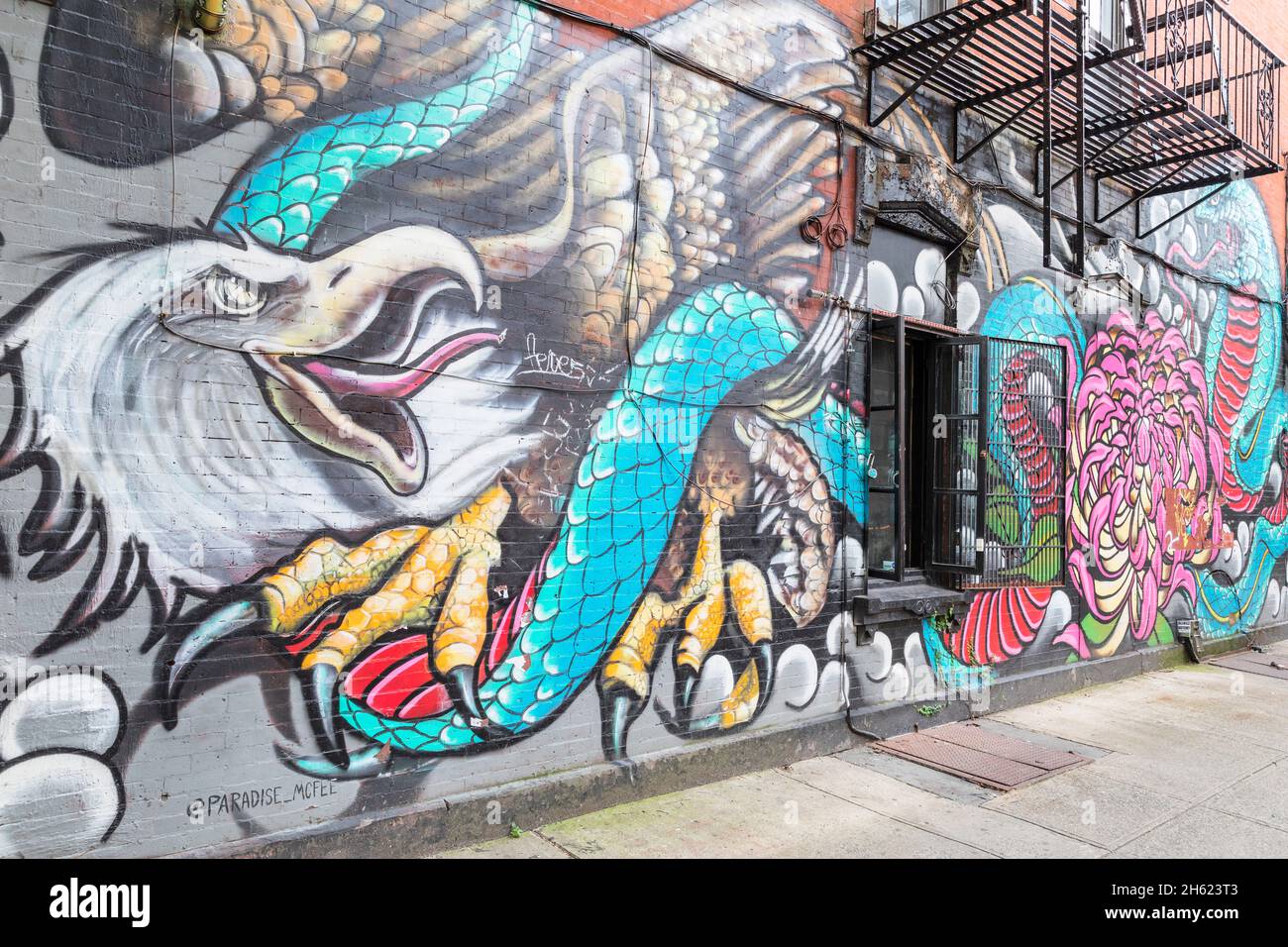 graffiti,street art,williamsburg,brooklyn,new york city,usa Stock Photo