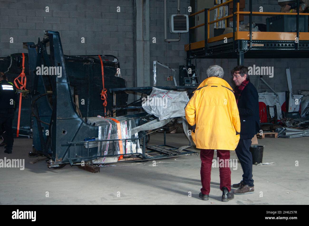 Transport of the cable car's fused head, the most important proof in