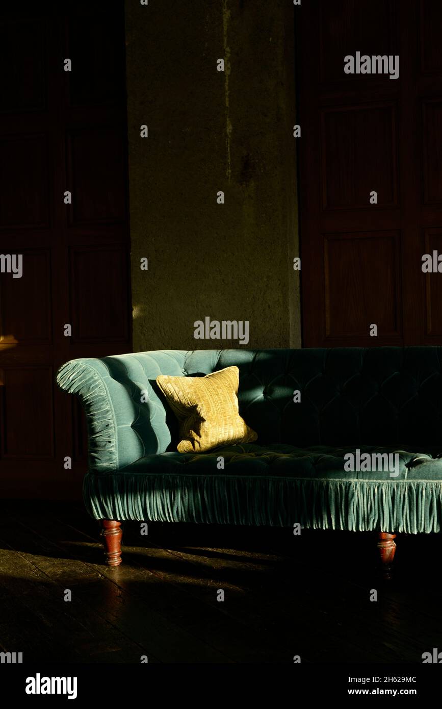 sofa with pillow Stock Photo