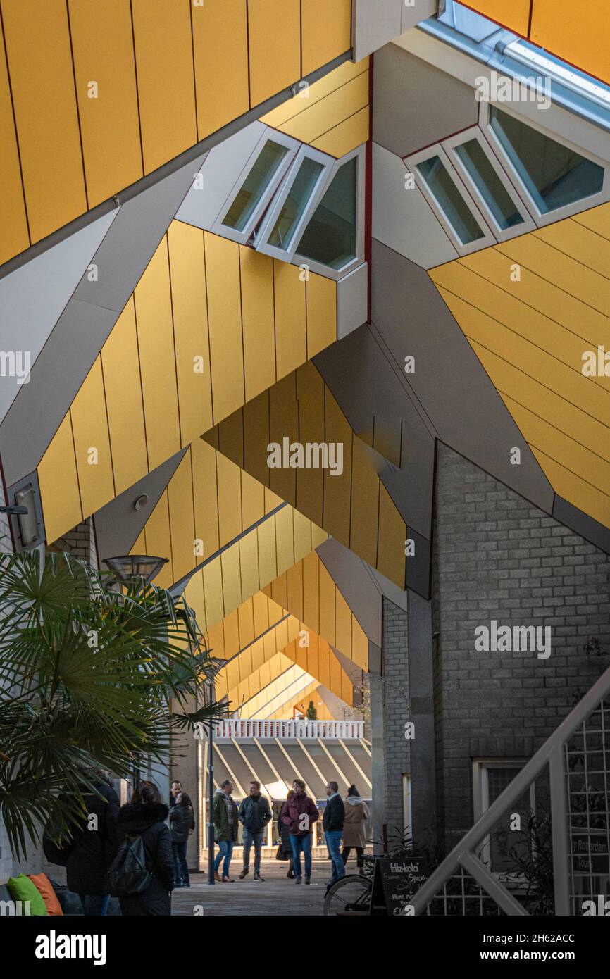 Kubuswoningen, or Cube houses in Rotterdam, Netherlands. Innovative ...