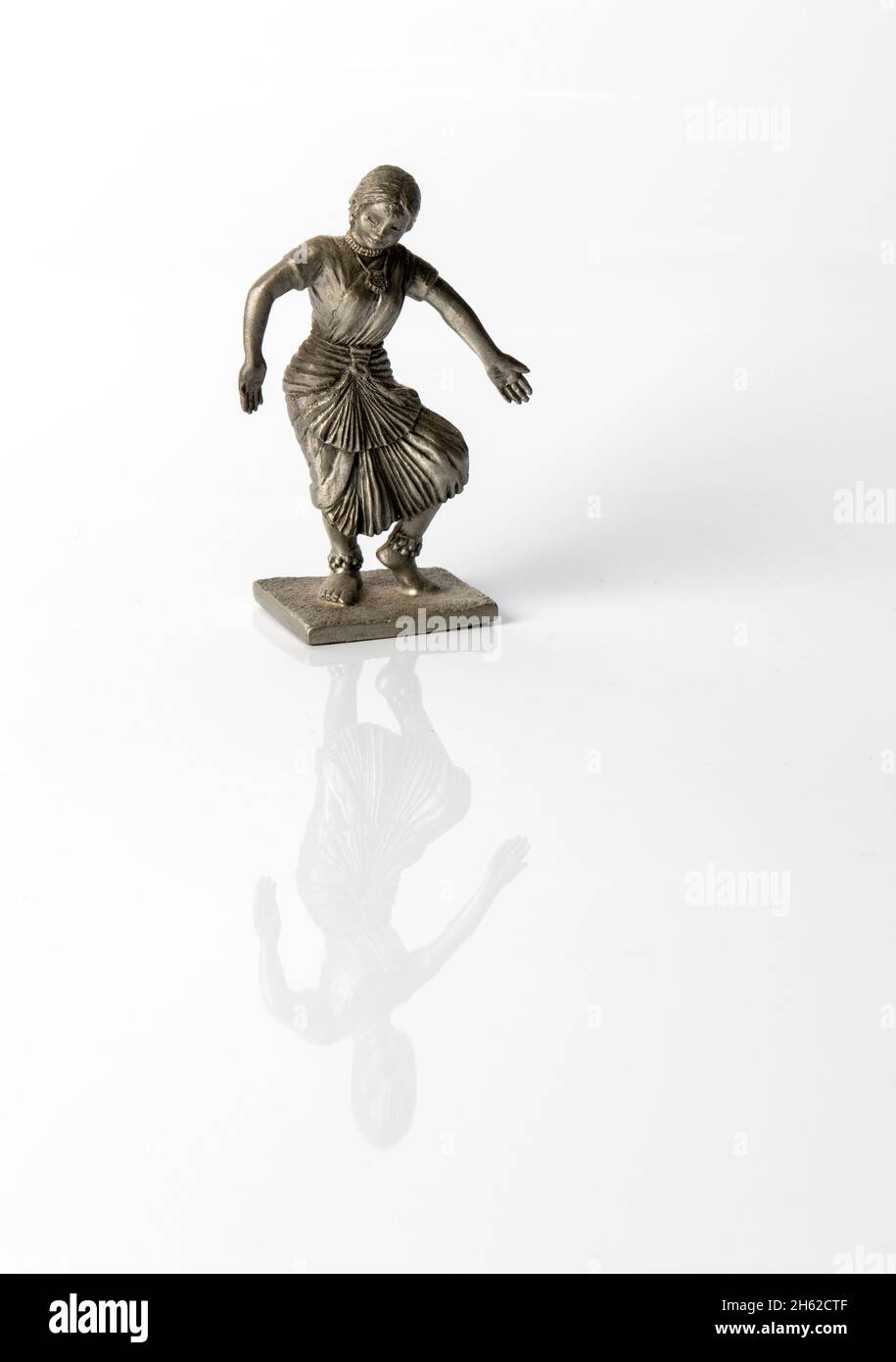 Product photography a Selangor pewter figurine of a Malaysian dancer