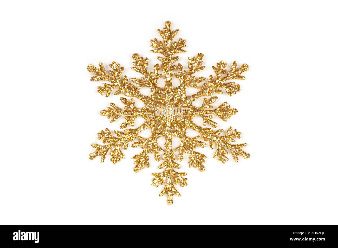 Christmas tree decoration star isolated on white background Stock Photo ...
