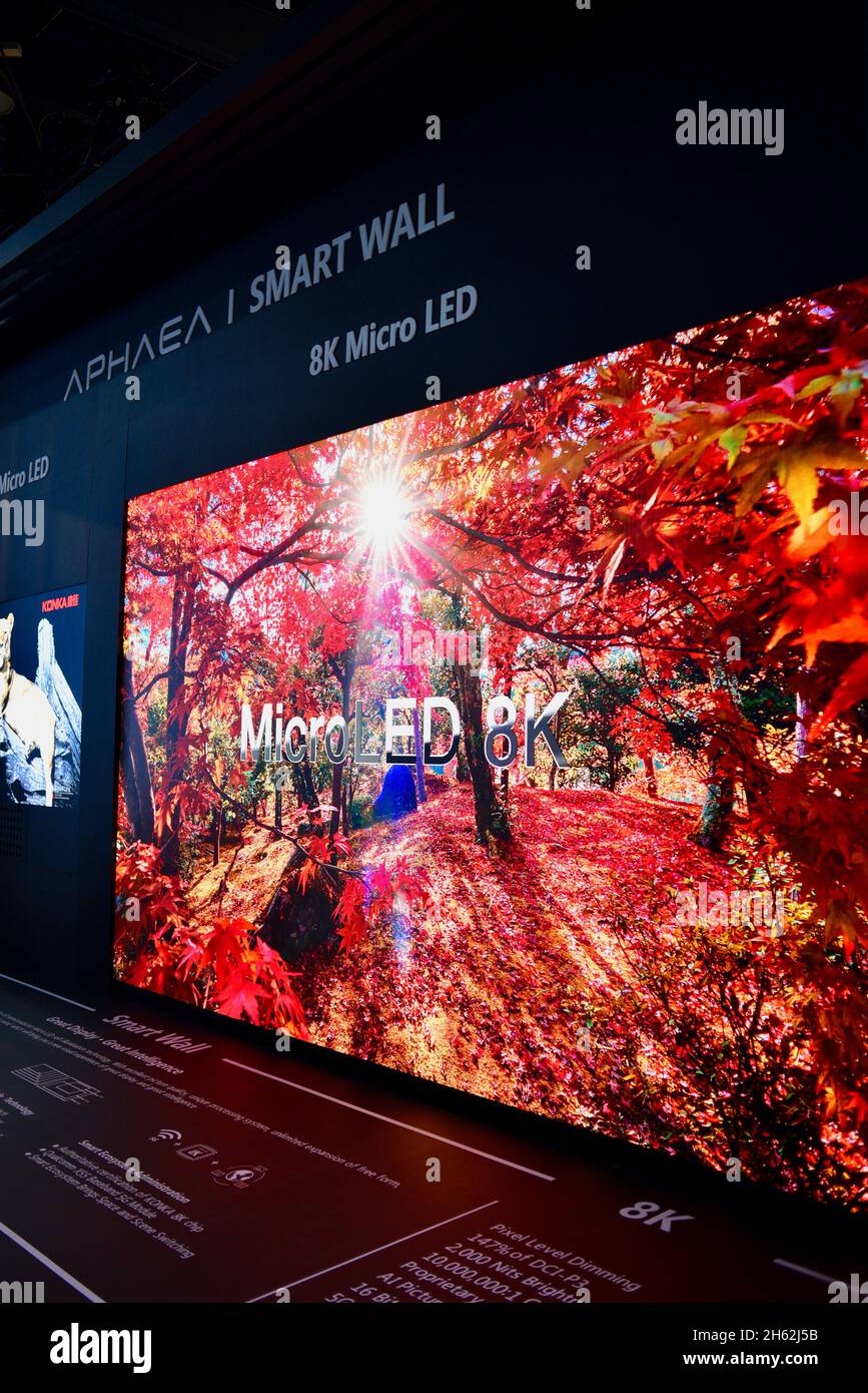 Chinese electronics manufacturer Konka exhibiting their Aphaea Smart