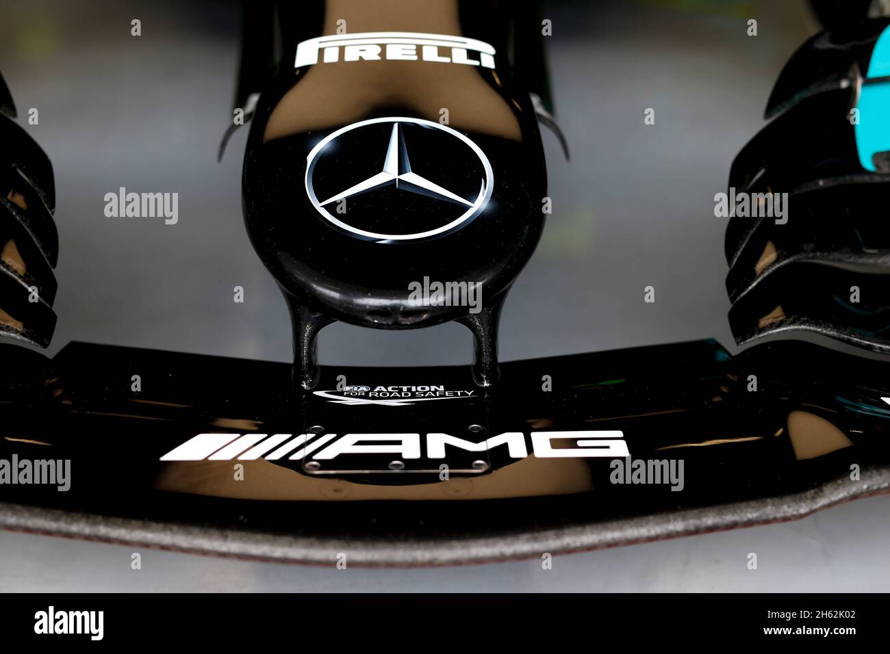 Sao Paulo, Brazil. 12th Nov, 2021. Mercedes-AMG F1 W12 E Performance, F1 Grand Prix of Brazil at Autodromo Jose Carlos Pace on November 12, 2021 in Sao Paulo, Brazil. (Photo by HOCH ZWEI) Credit: dpa/Alamy Live News Stock Photo