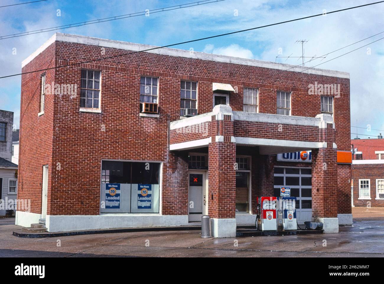 Union 76 Gas, Jackson, Mississippi; ca. 1979 Stock Photo Alamy