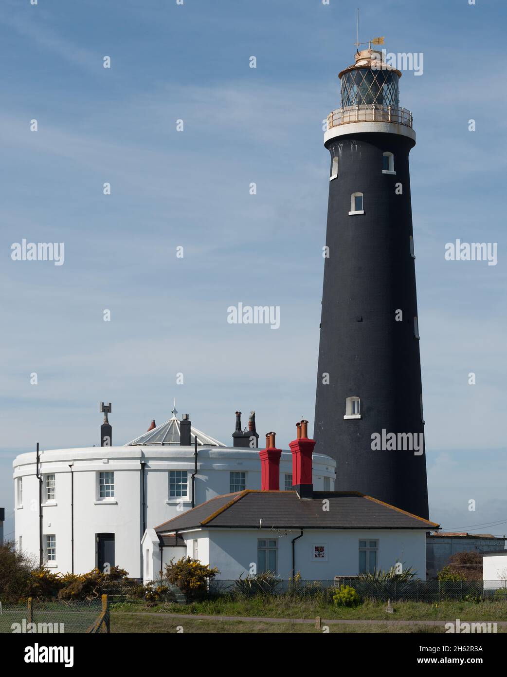 THe fourth Lighthouse, Dungeness, Kent (1904) Stock Photo