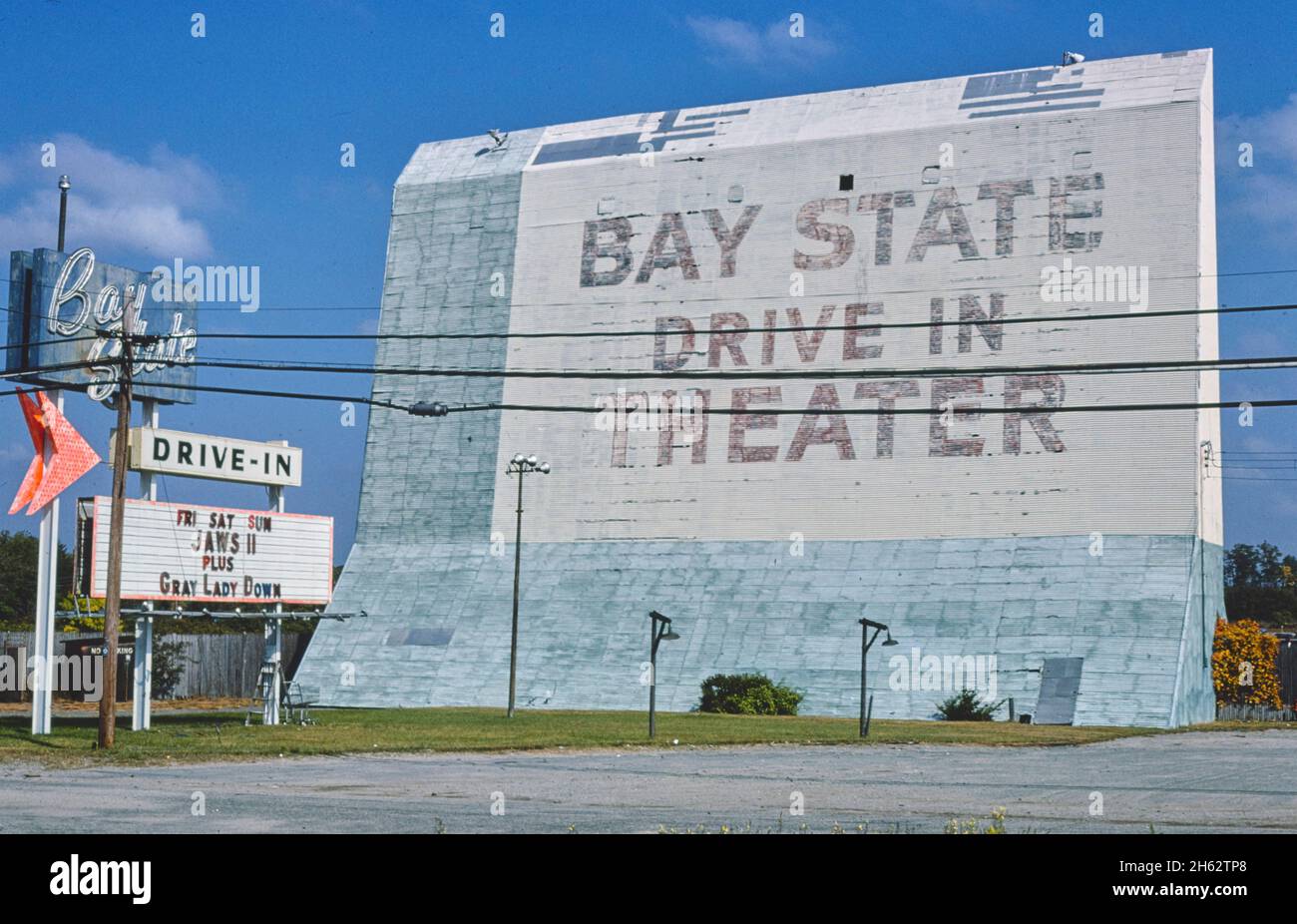 Bay State Drivein Theater, Route 6, Seekonk, Massachusetts; ca. 2001