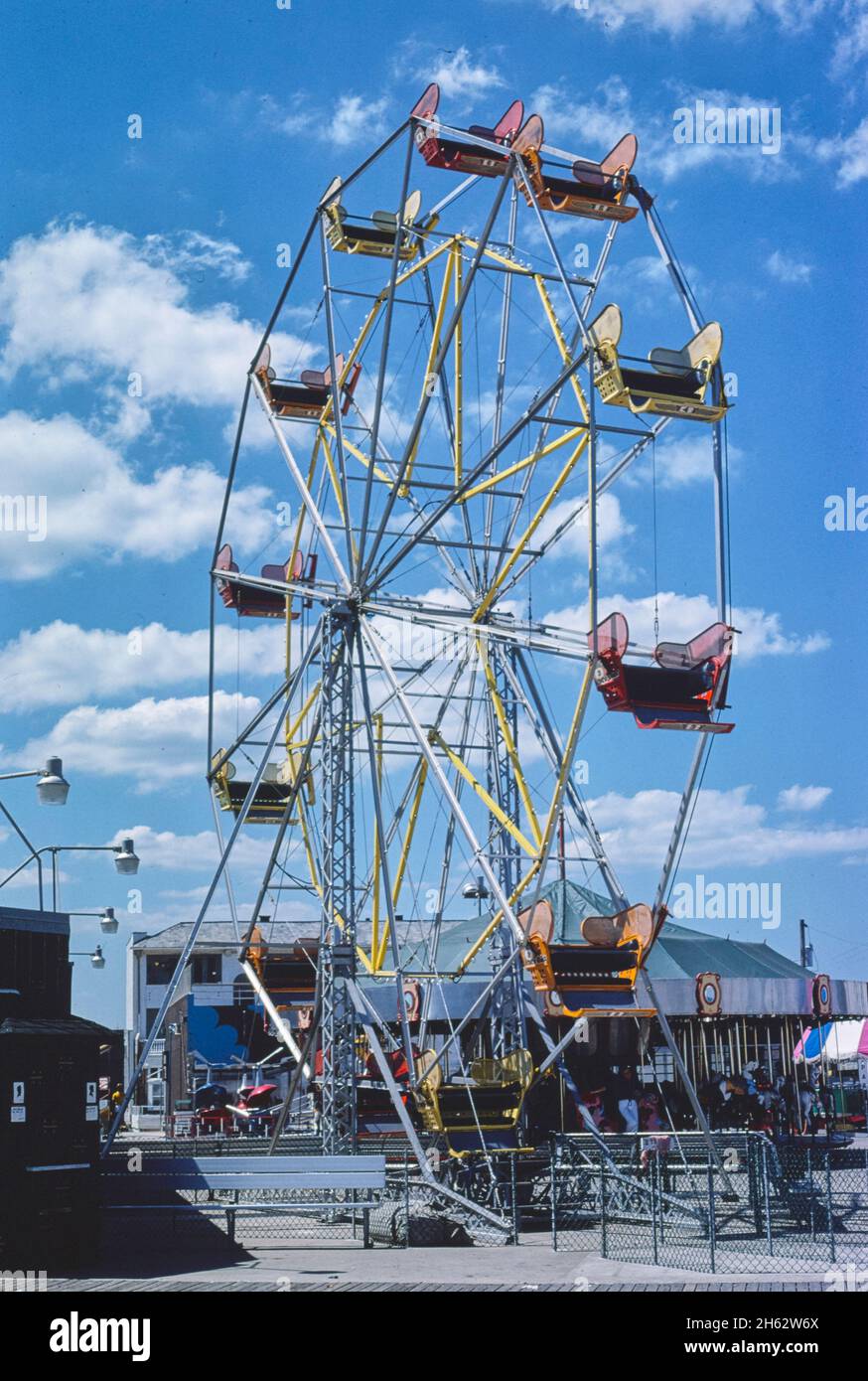 Ferris wheel, Ocean City, New Jersey; ca. 1978 Stock Photo Alamy