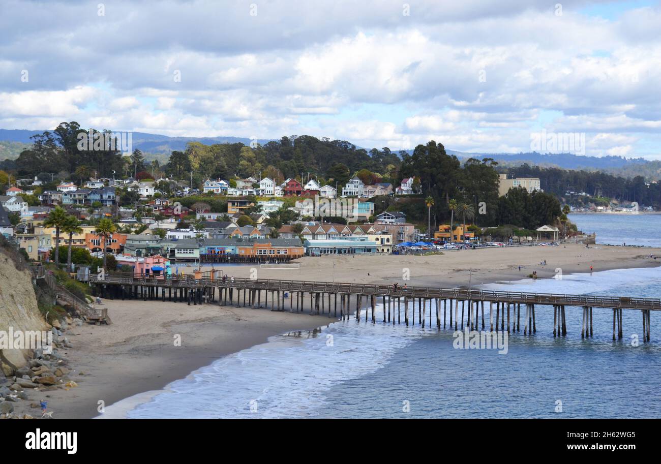 Capitola pier, Santa Cruz, California Stock Photo Alamy