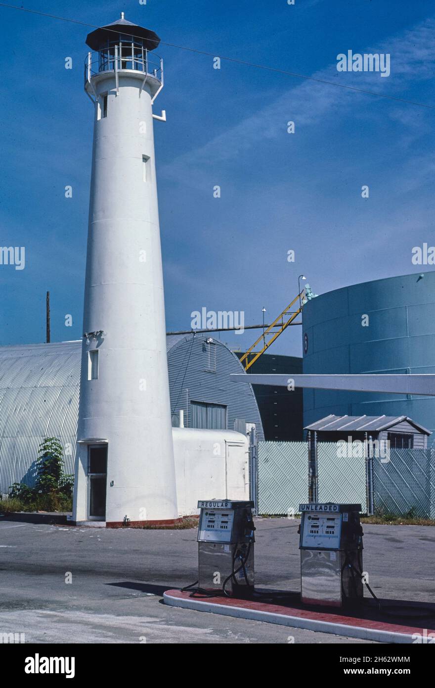 Quincy Service Station, Quincy, Massachusetts; ca. 1984 Stock Photo Alamy