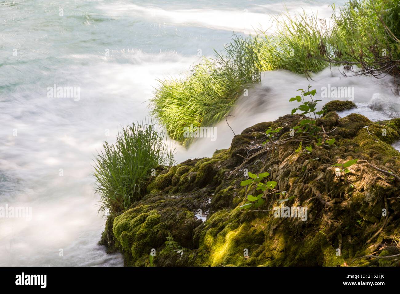 waterfalls are everywhere in krka national park,croatia Stock Photo