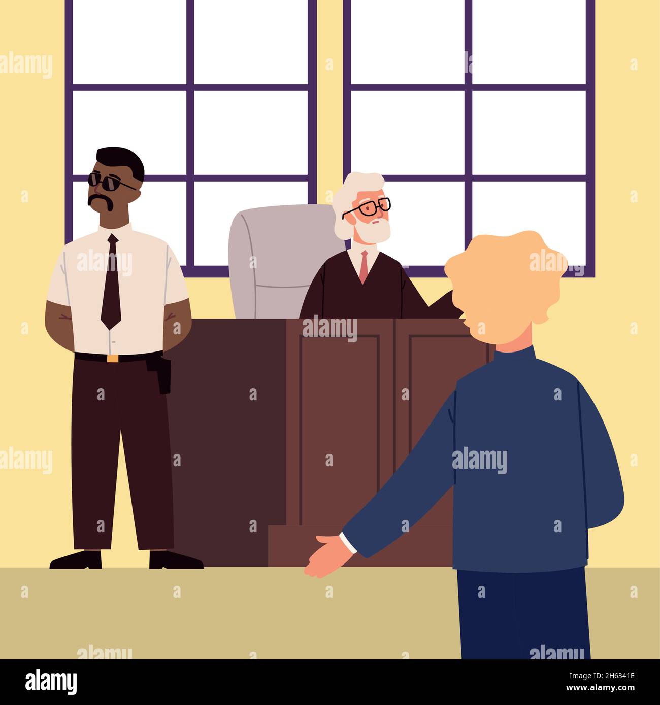 lawyer talking to judge Stock Vector Image & Art - Alamy
