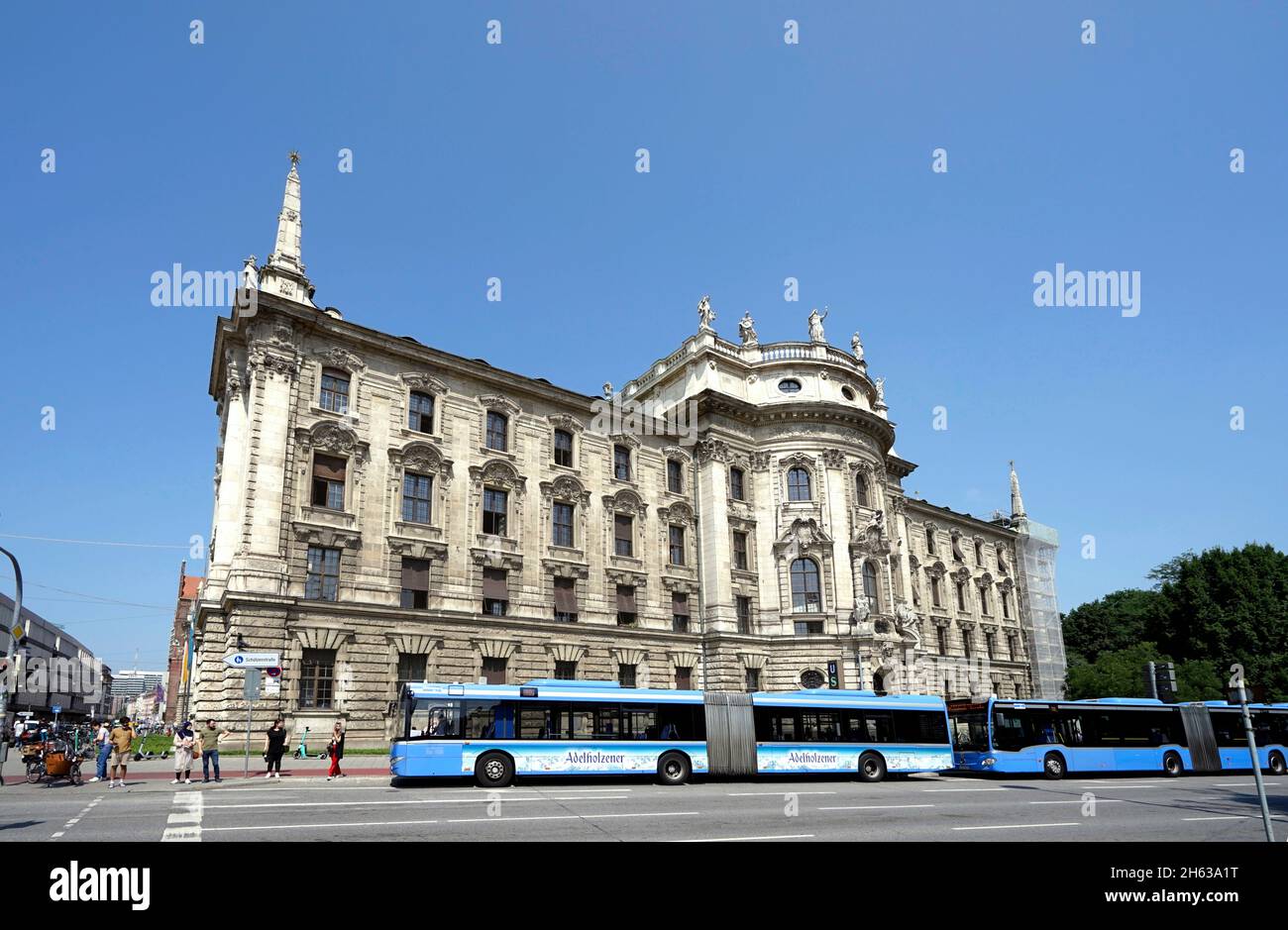 germany,bavaria,munich,stadtmitte,palace of justice on karlsplatz,regional court munich i Stock Photo