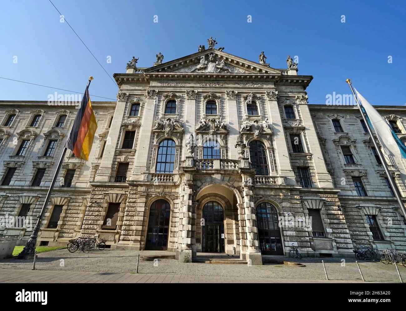 germany,bavaria,munich,stadtmitte,palace of justice on karlsplatz,regional court munich i Stock Photo