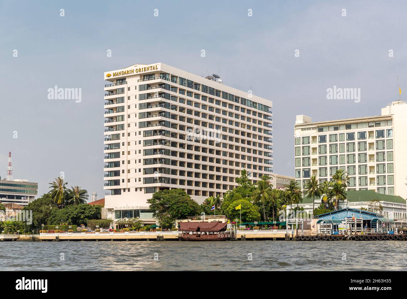 mandarin oriental,hotel,chao phraya river,bangkok,thailand,asia Stock Photo