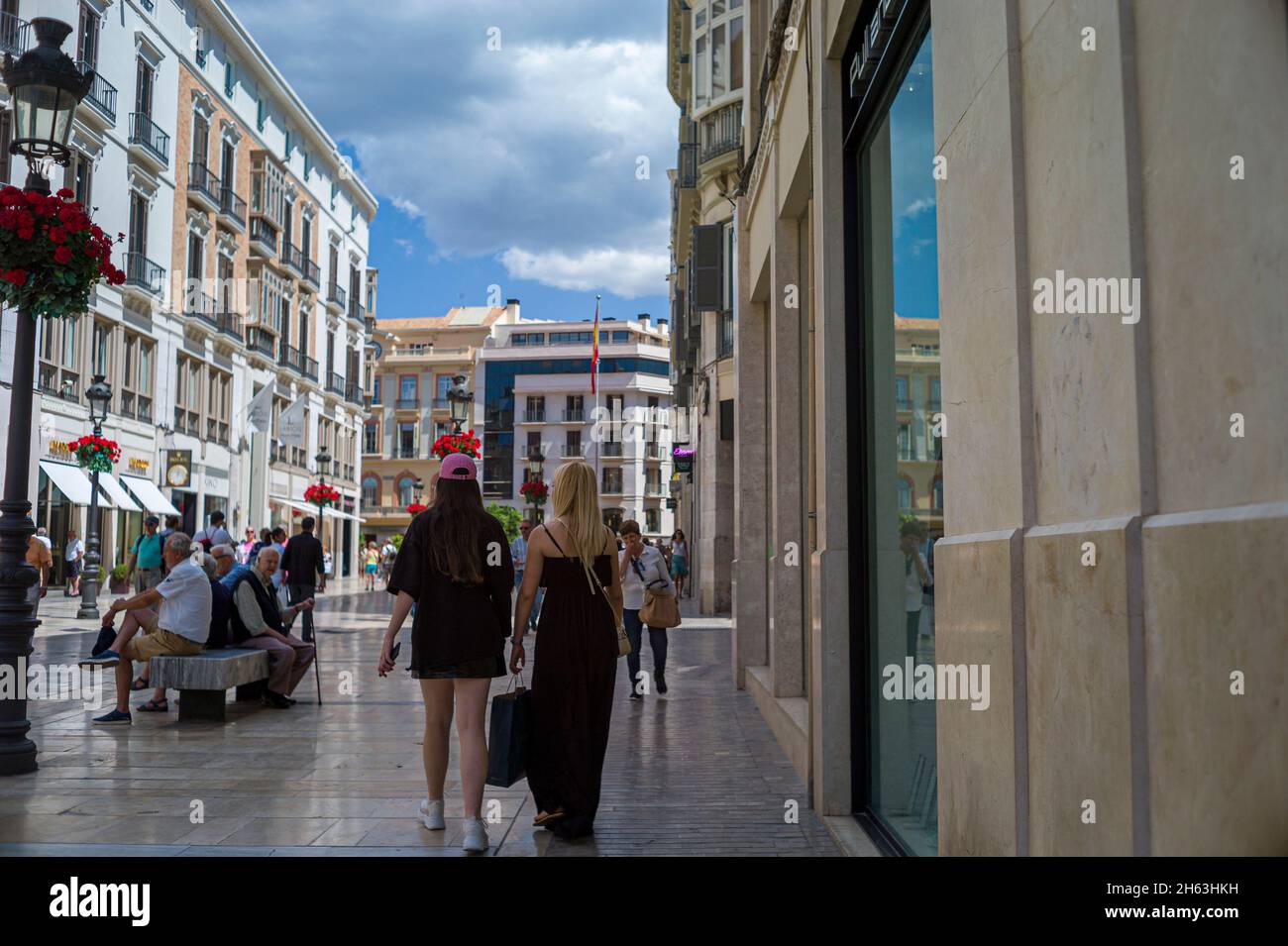 Malaga main street hi-res stock photography and images - Alamy