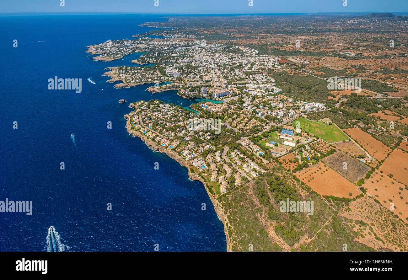 aerial view,robinson club cala serena,cala serena,felanitx,mallorca,balearic islands,spain Stock Photo