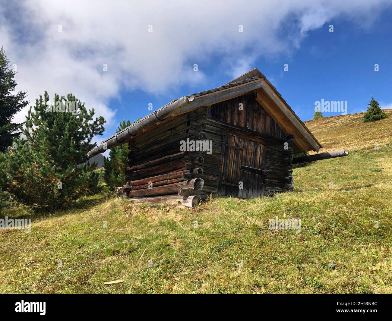 heustadel am kögele,rangger köpfl,oberperfuss,stubai alps,nature,mountains,autumn,tyrol,austria Stock Photo