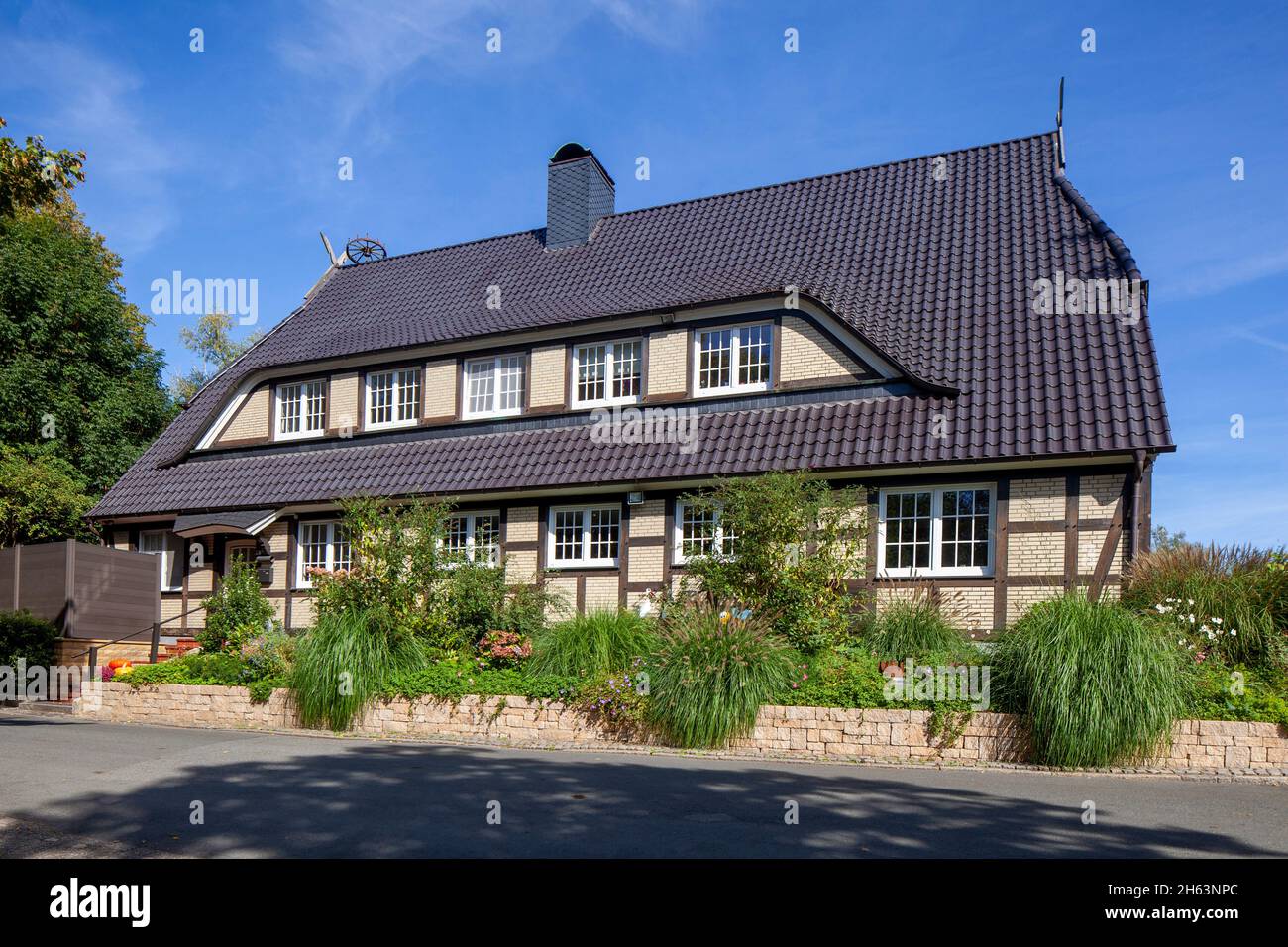 excursion restaurant landhaus kuhsiel in the bremen blockland,bremen,germany,europe Stock Photo