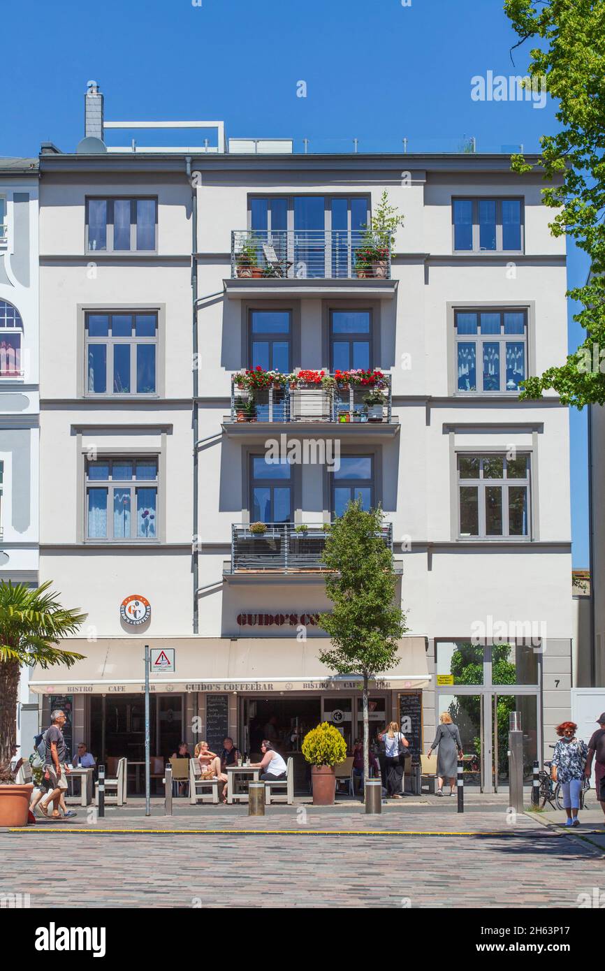 rostockwarnemuende historic houses in the old town,mecklenburg