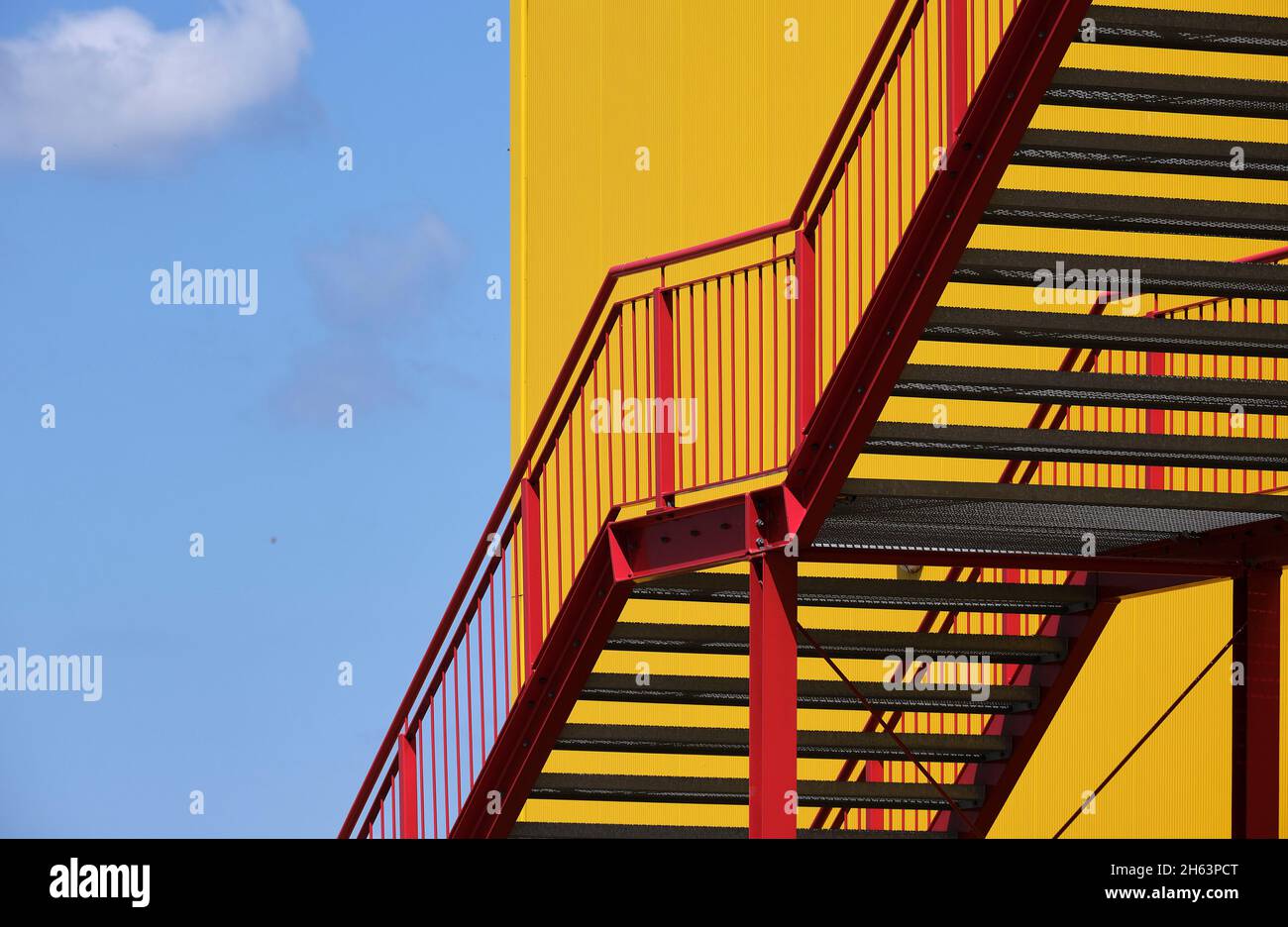 Red Blue Yellow Stairs High Resolution Stock Photography and Images - Alamy