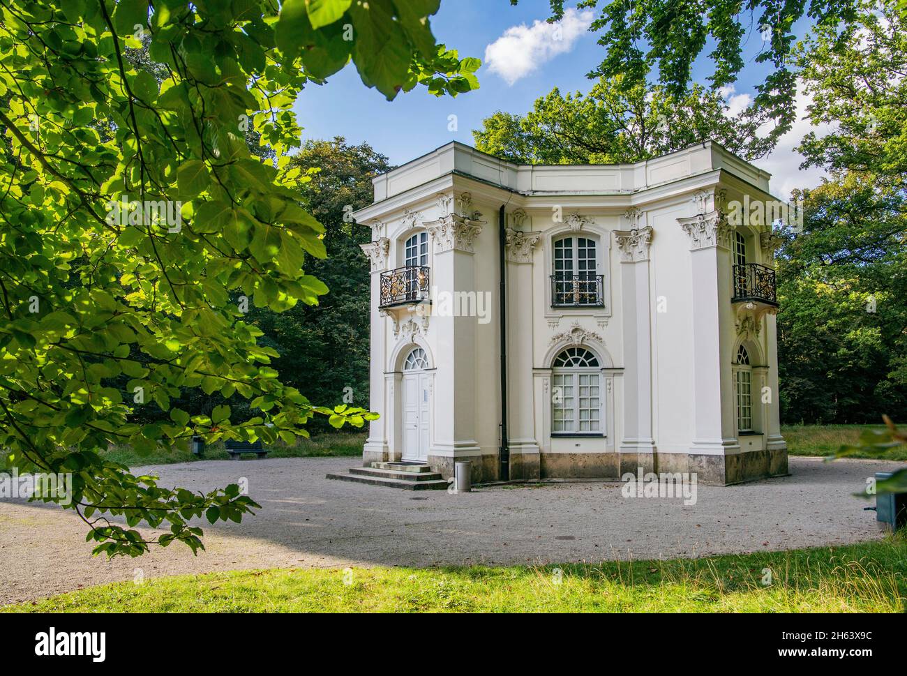 pagodenburg in the park of nymphenburg palace,munich,upper bavaria,bavaria,germany Stock Photo