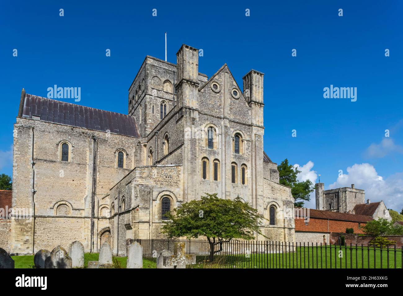 england,winchester,hospital of st cross,the church Stock Photo Alamy