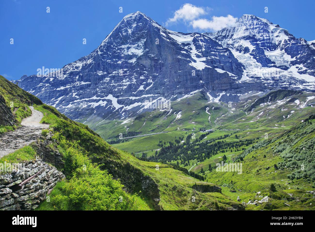 Hiking eiger trail, switzerland hi-res stock photography and images - Alamy