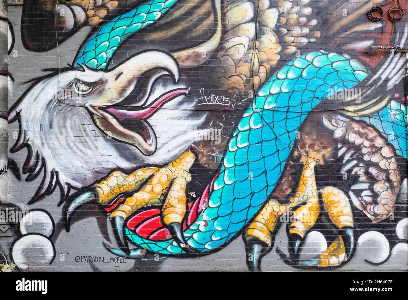 graffiti,street art,williamsburg,brooklyn,new york city,usa Stock Photo
