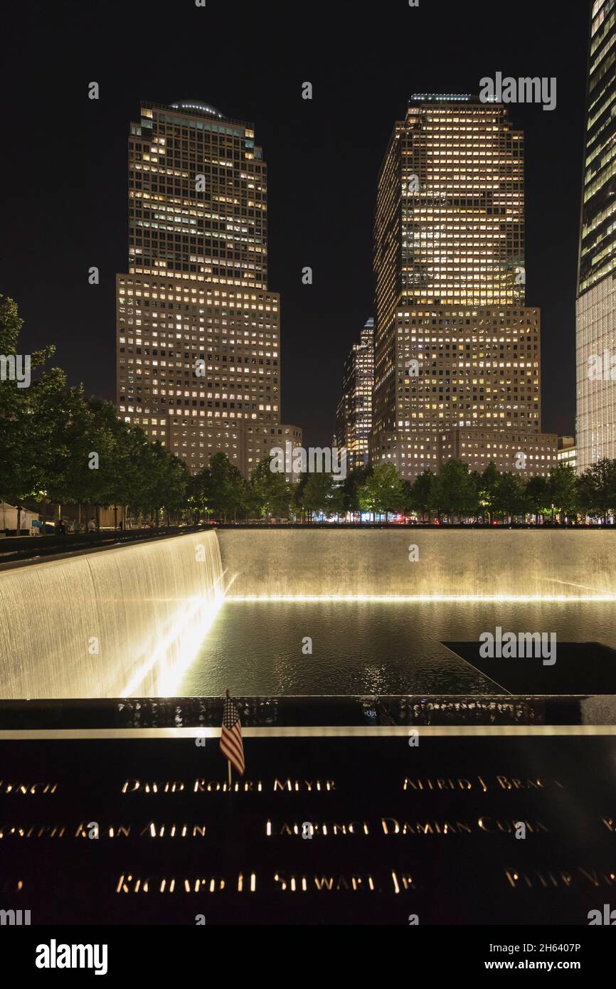 national september 11 memorial and museum,manhattan,new york city,new york,usa Stock Photo