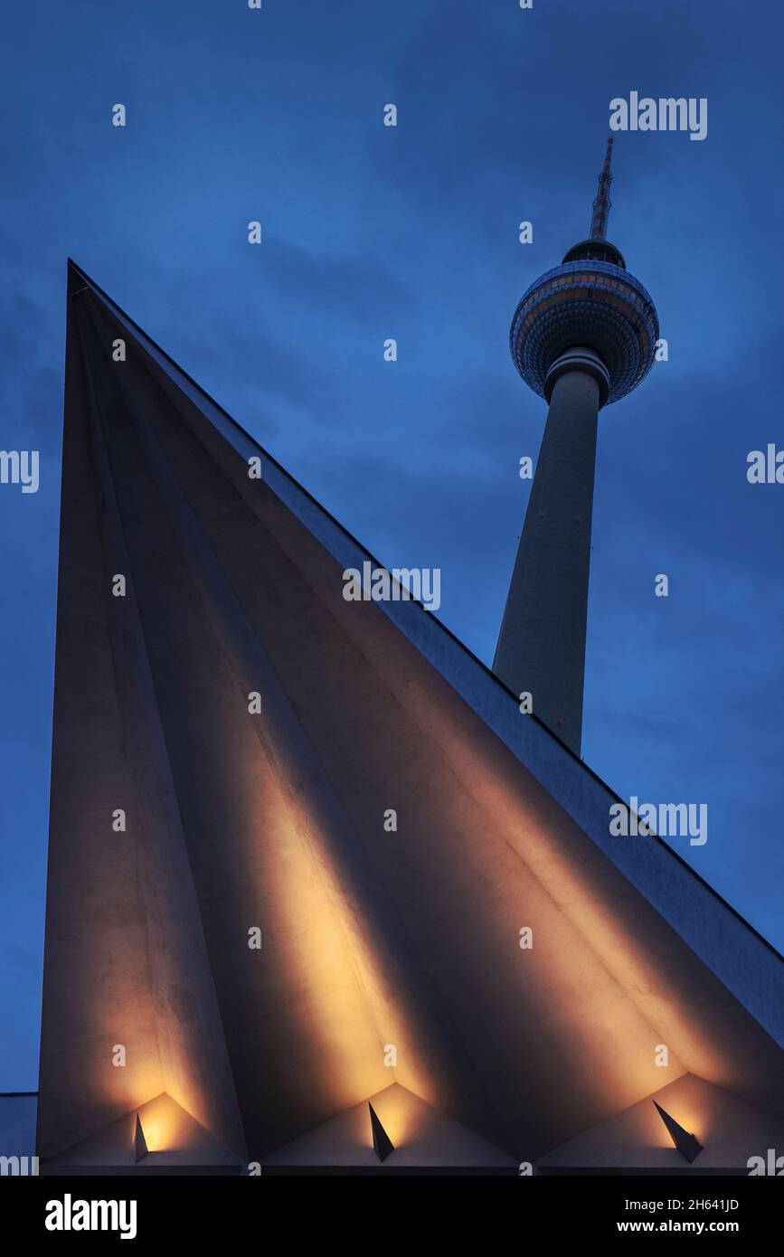 berlin tv tower Stock Photo