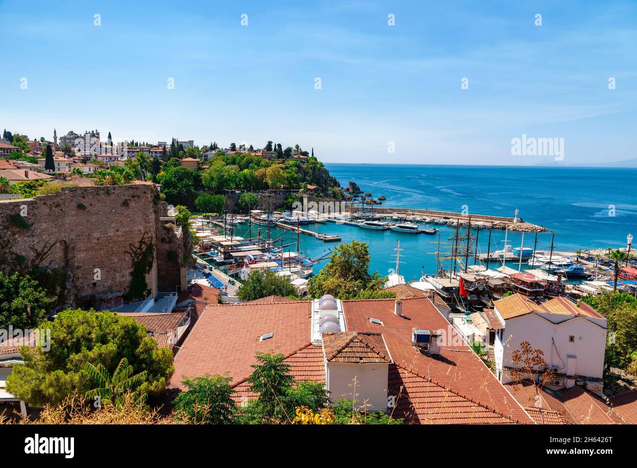 The Marina In Antalya s Old Town Kaleici Antalya turkey Stock Photo the-marina-in-antalya-s-old-town-kaleici-antalya-turkey-stock-photo