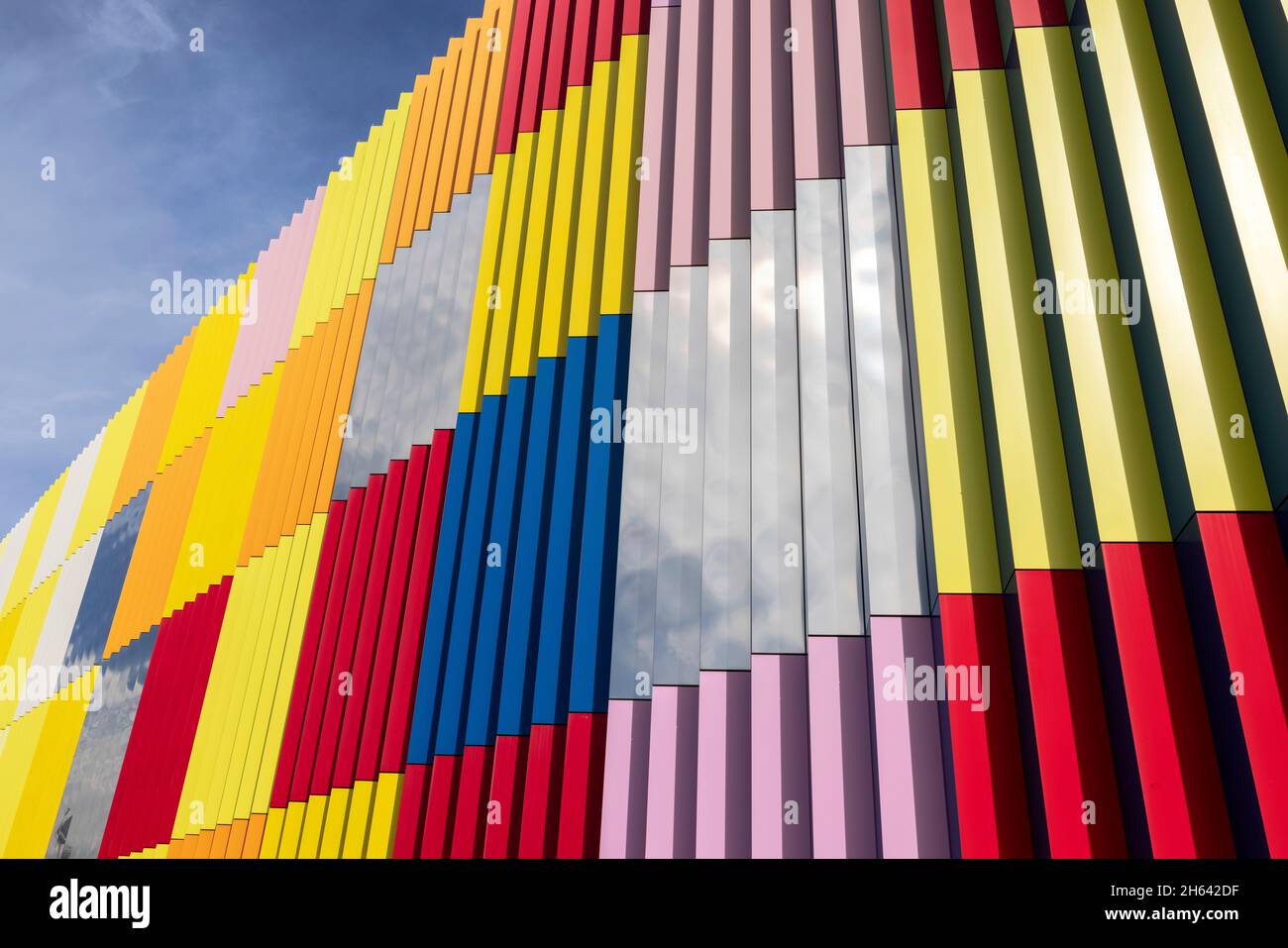 abstract architecture - mira shopping center in munich Stock Photo