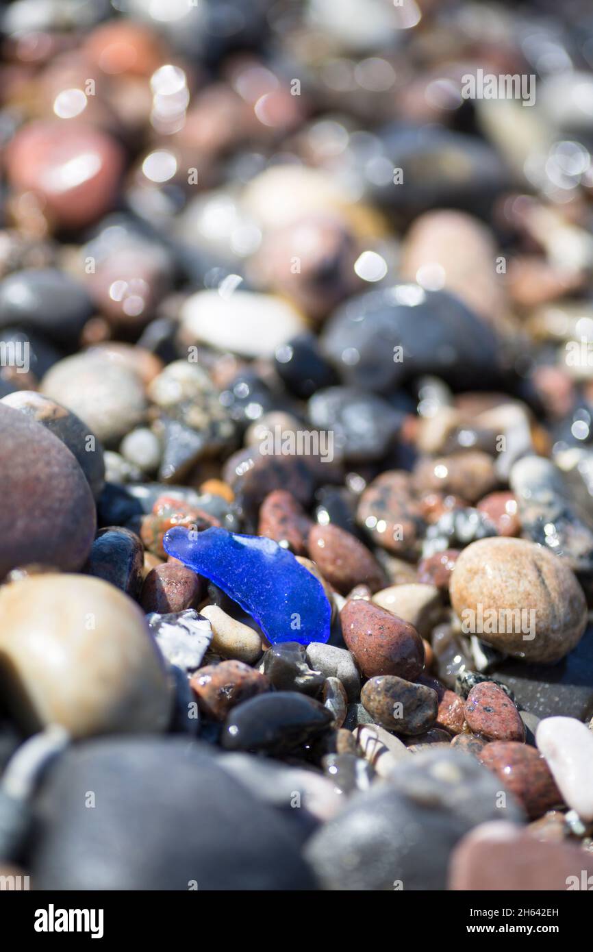 sea glass on the beach Stock Photo Alamy