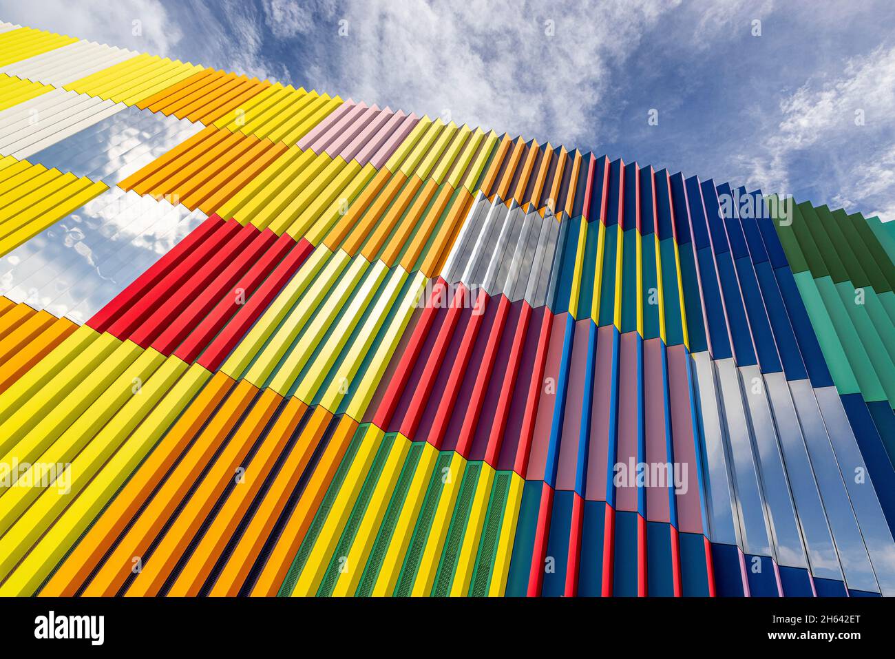 abstract architecture - mira shopping center in munich Stock Photo