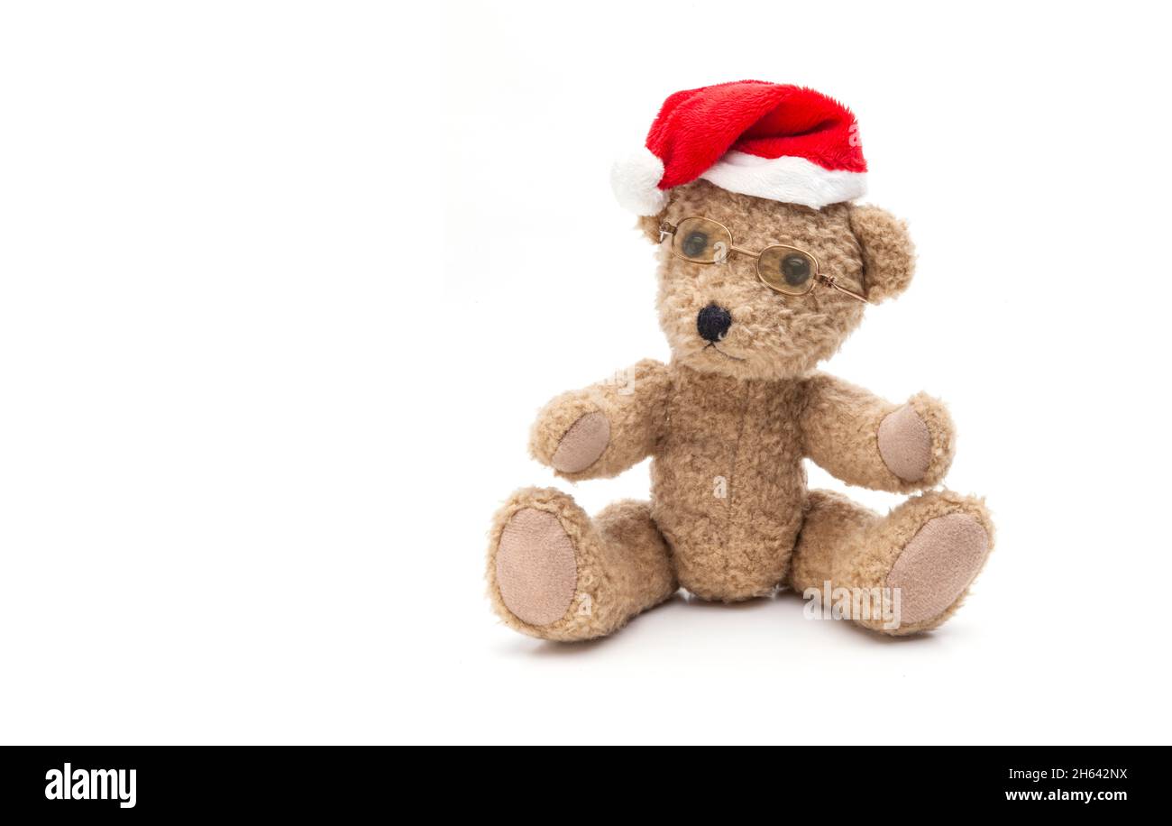 Teddy bear on white hi-res stock photography and images - Alamy