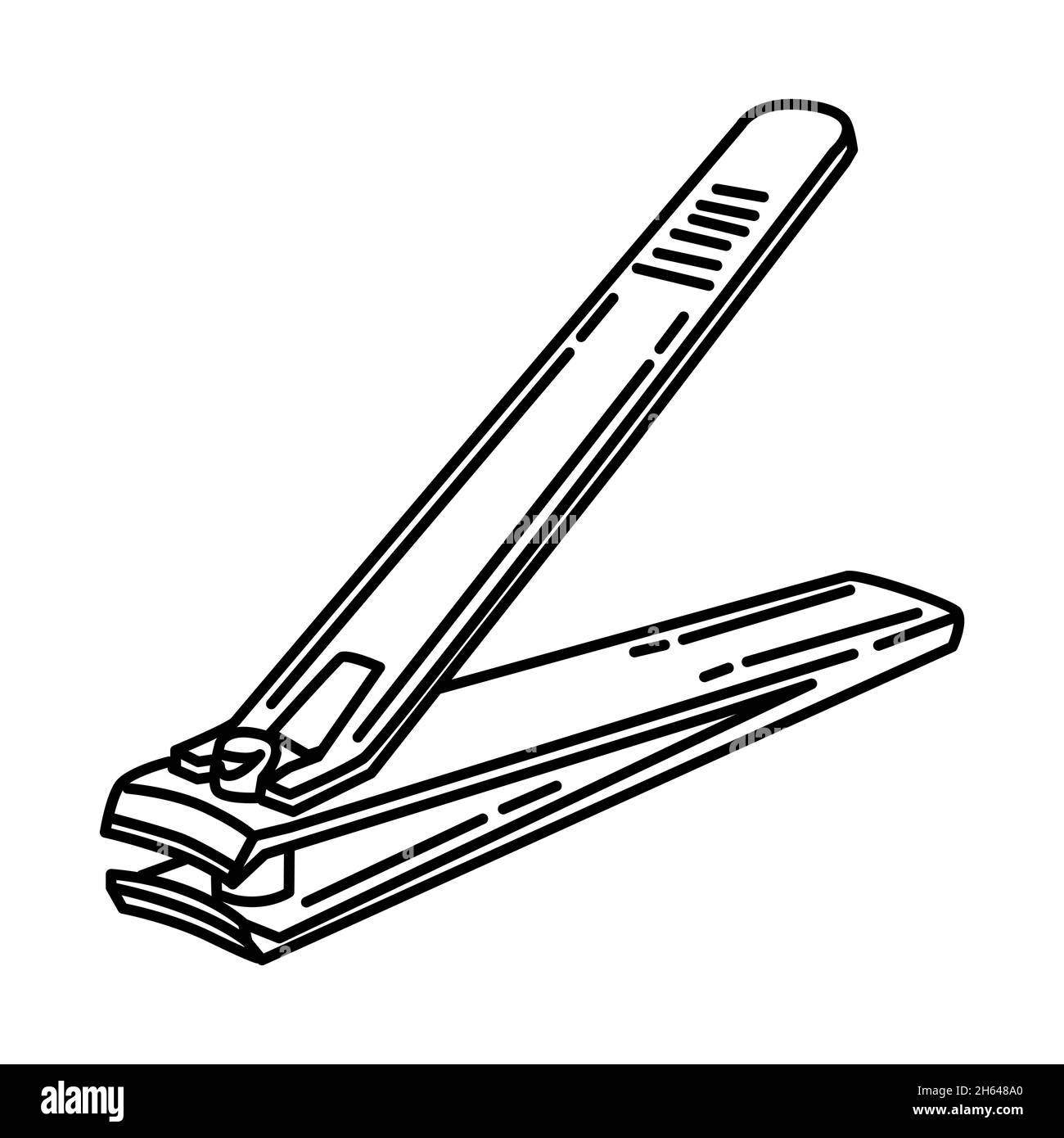 nail cutter clip art black and white