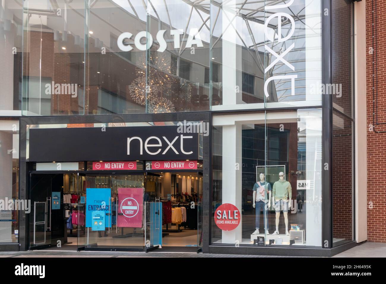 High England July 21st 2021 Next store and Costa coffee