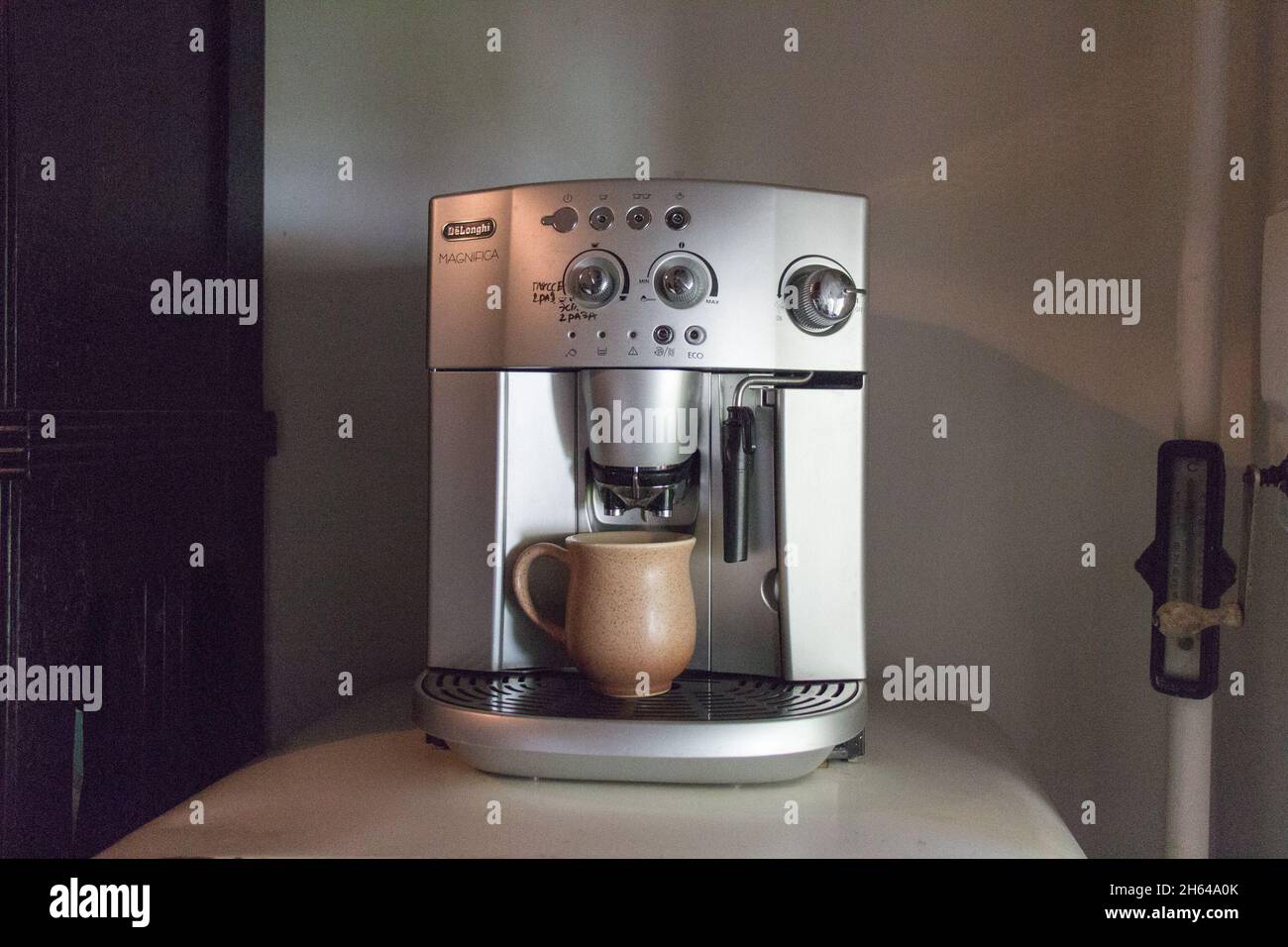 Delonghi coffee machine hi-res stock 