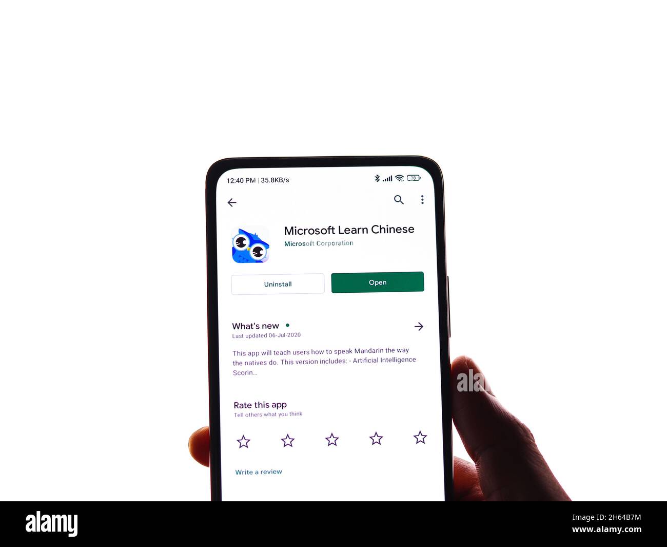 West Bangal, India - November 11, 2021 : Microsoft Learn Chinese logo ...
