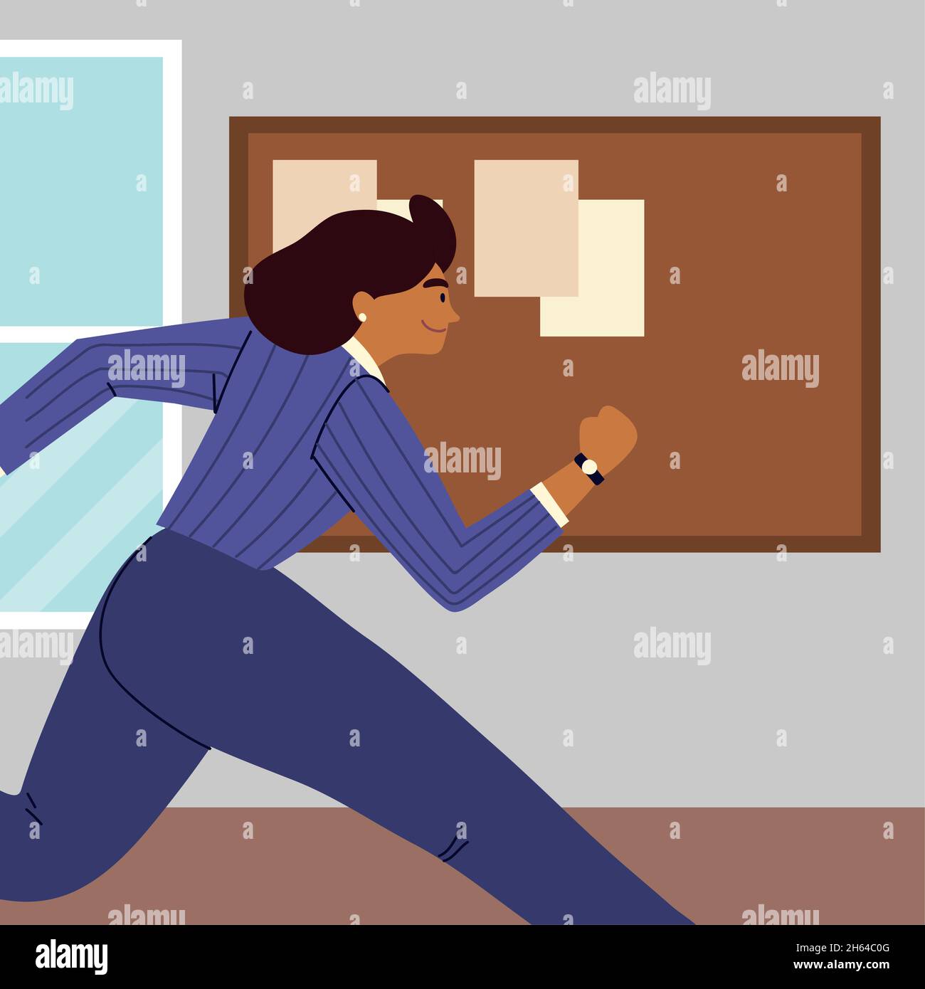 runner business female Stock Vector Image & Art - Alamy