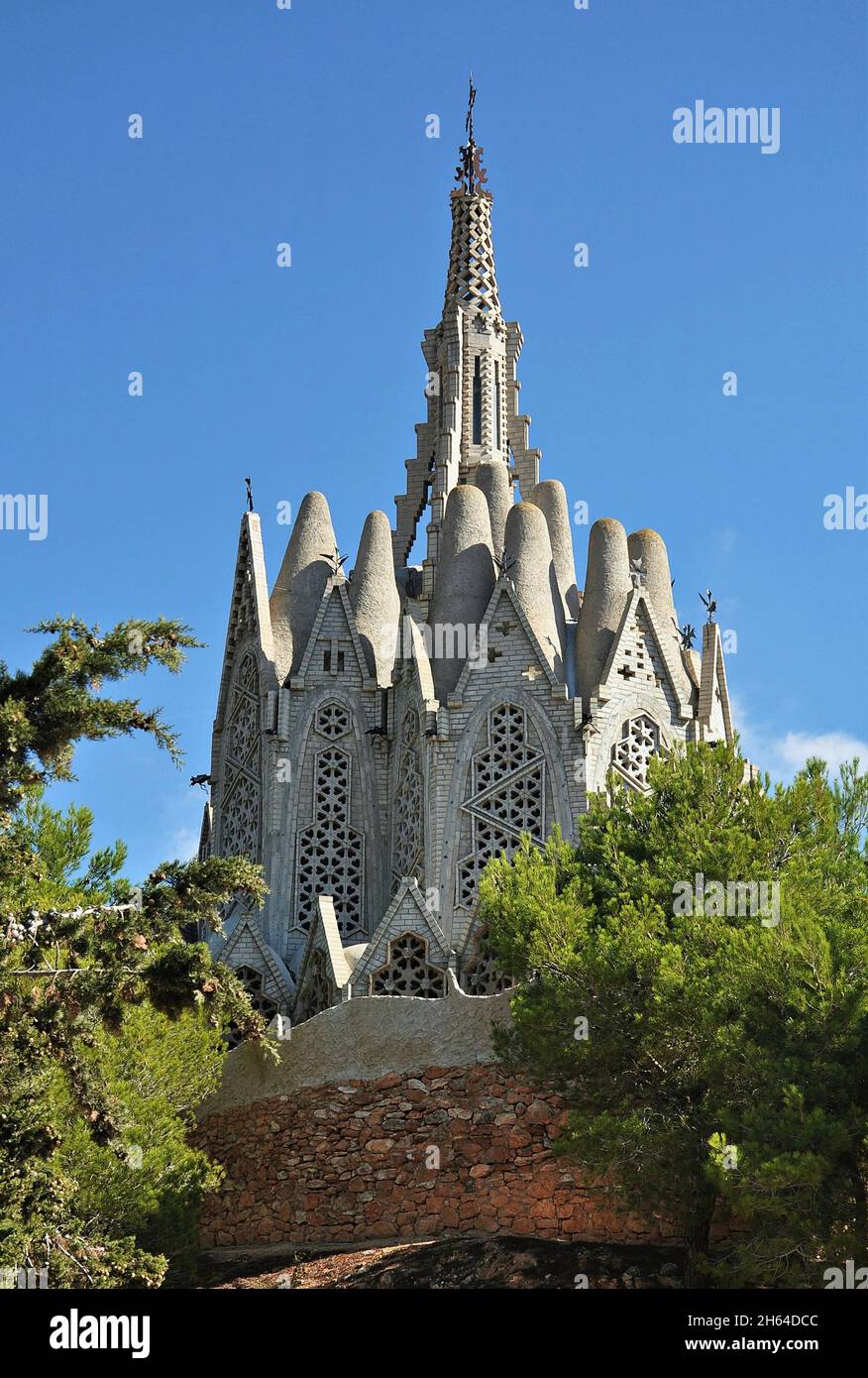 Sanctuary of the Virgin of Montserrat de Montferri in the Alt Camp region in the province of