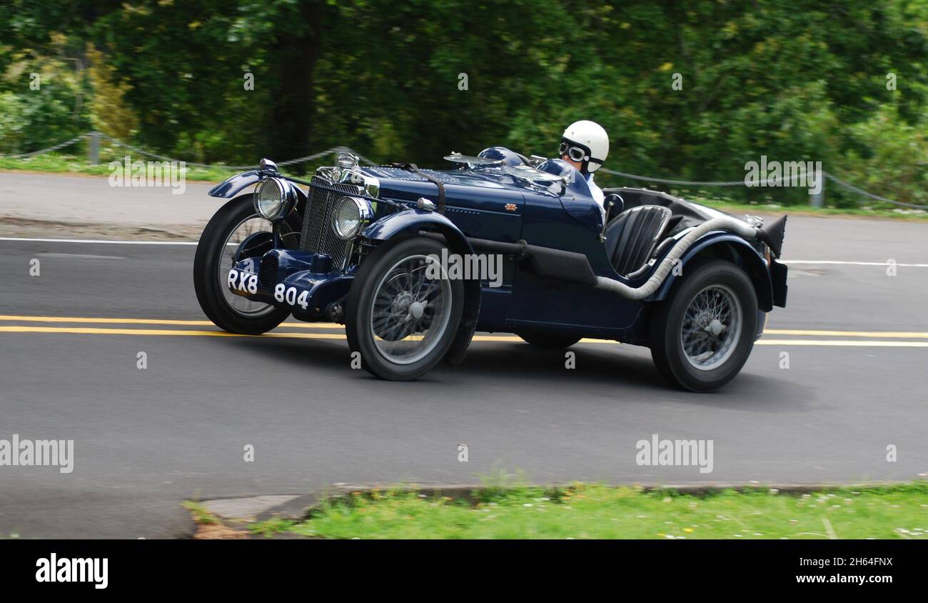 MG C type Waitemata Vintage Car Club Chelsea Walsh hillclimb